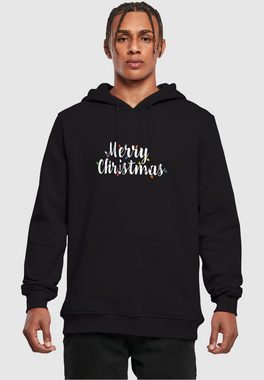 Merchcode Kapuzensweatshirt Merchcode Herren Merry Christmas Lights Heavy Hoody (1-tlg)