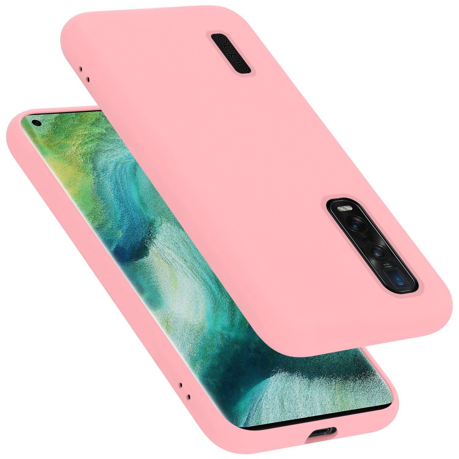 Cadorabo Handyhülle für Oppo FIND X2 PRO Hülle Oppo FIND X2 PRO, Flexible Hülle TPU Silikon Schutzhülle Back Cover Case
