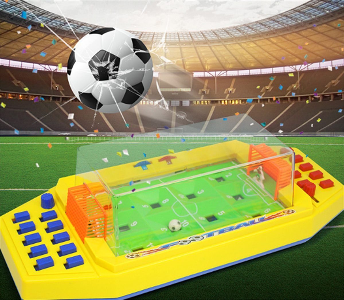 LENBEST Lernspielzeug Lernspielzeug Kinder-Desktop-Katapult-Fußballspielzeugspiel  (1-St)