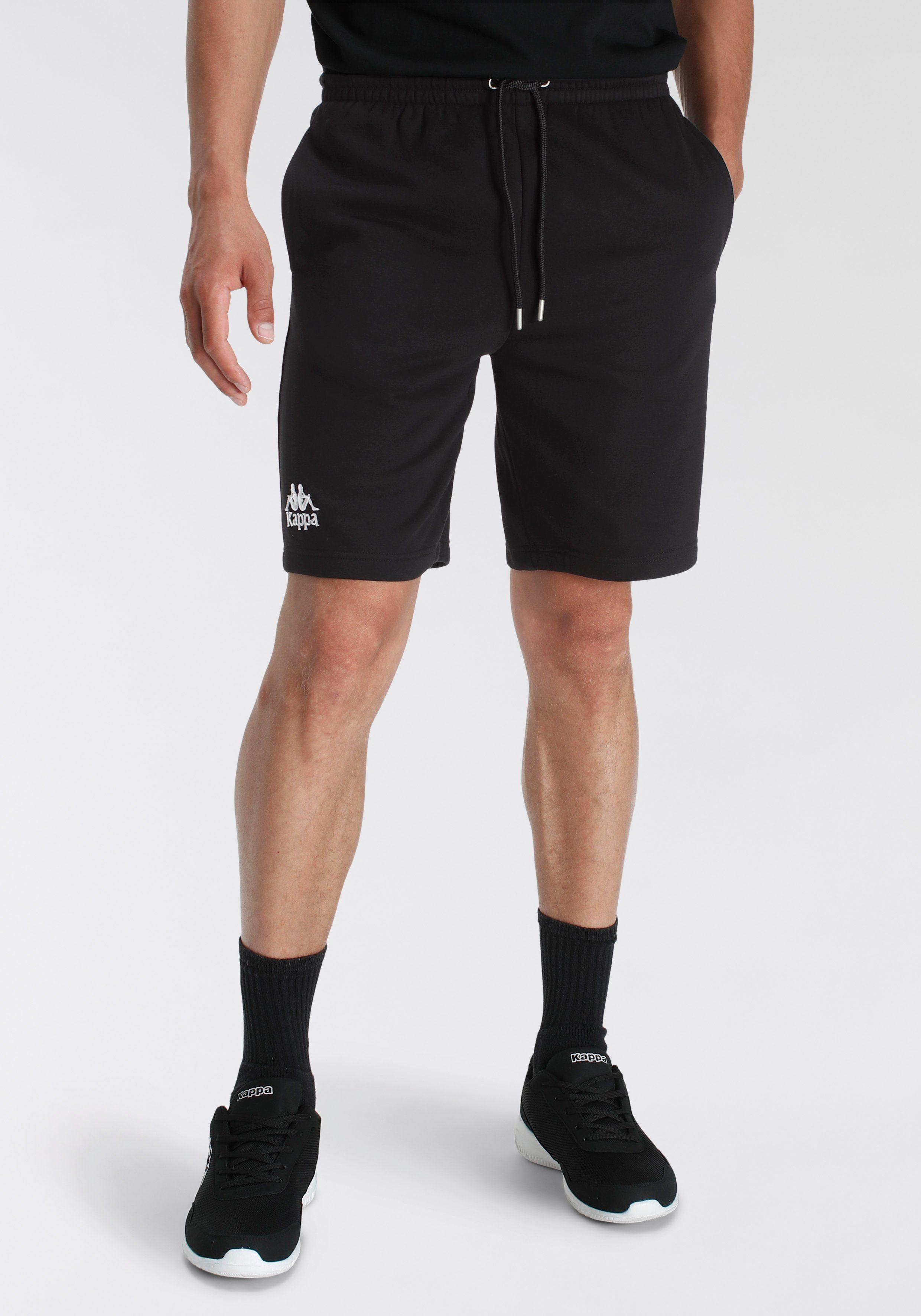 schwarz Shorts Kappa (1-tlg) "Topen" Shorts
