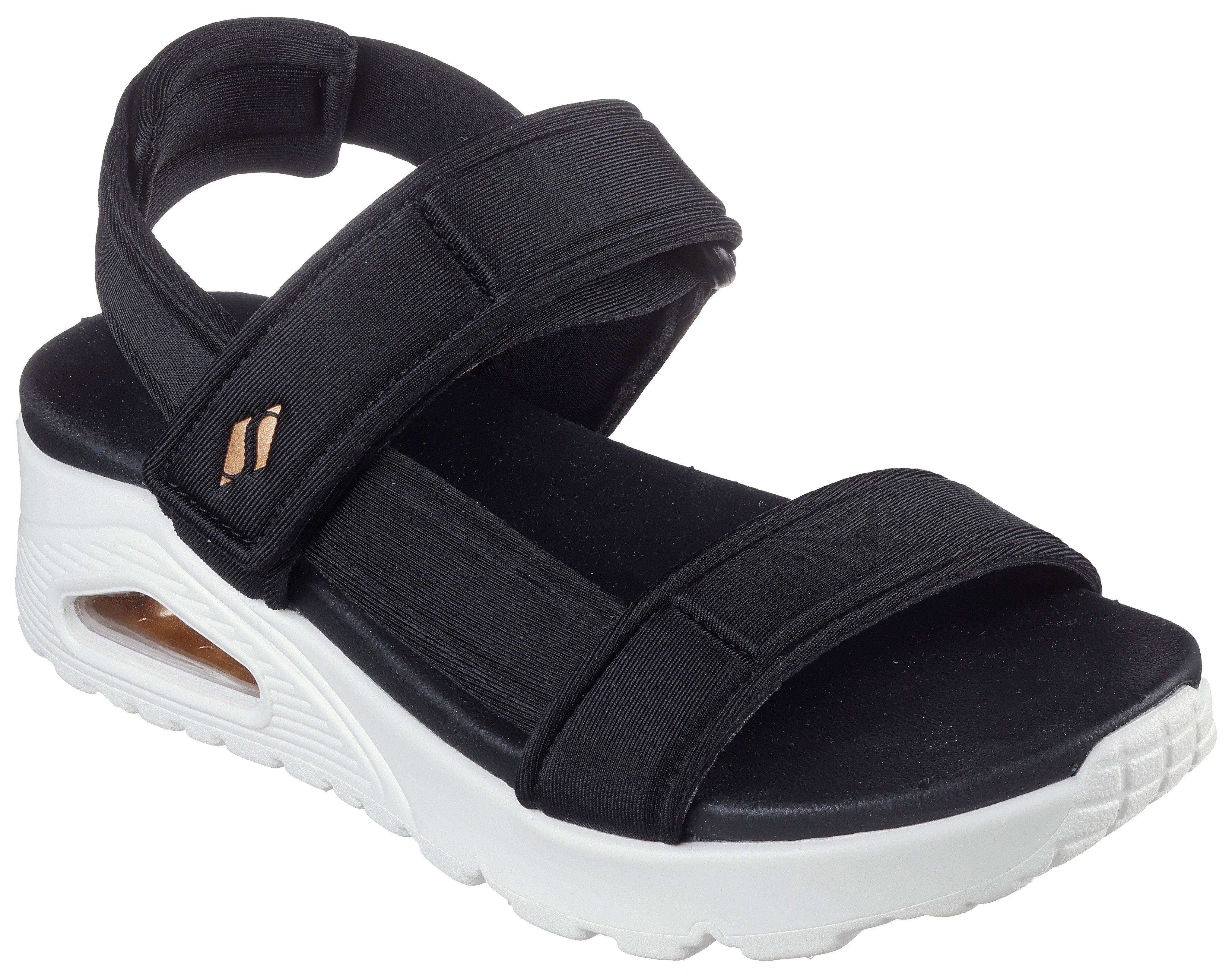 Skechers UNO Sandale Sommerschuh, Sandalette, Klettschuh mit SkechAir Luftkissensohle