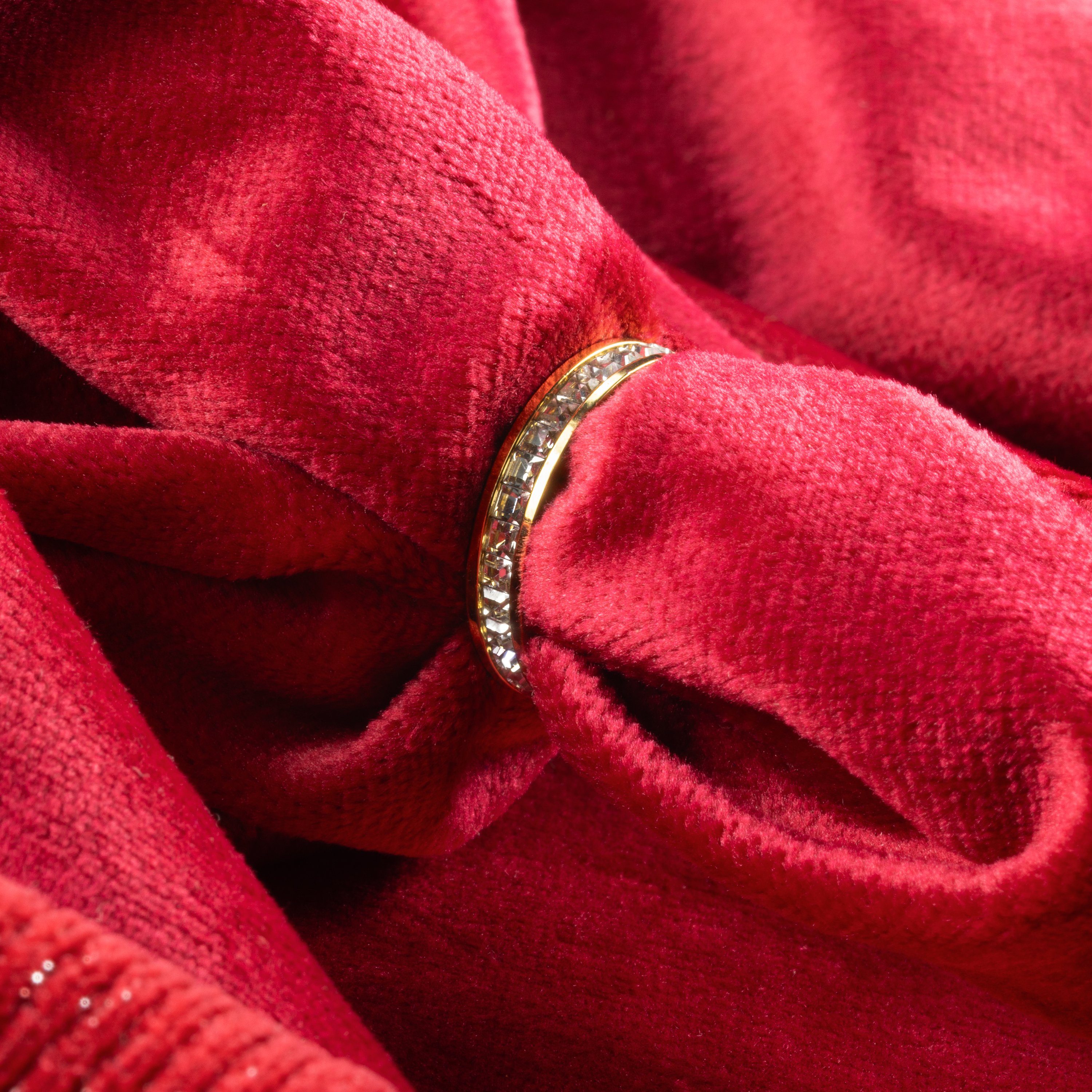 meditoys Fingerring Damen-Edelstahlring · Goldfarben mit günstig online kaufen