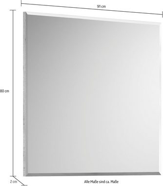 INOSIGN Wandspiegel Marlon (Packung, 1-St), Maße (B/T/H in cm): (90/2/80) - mit Facettenschliff
