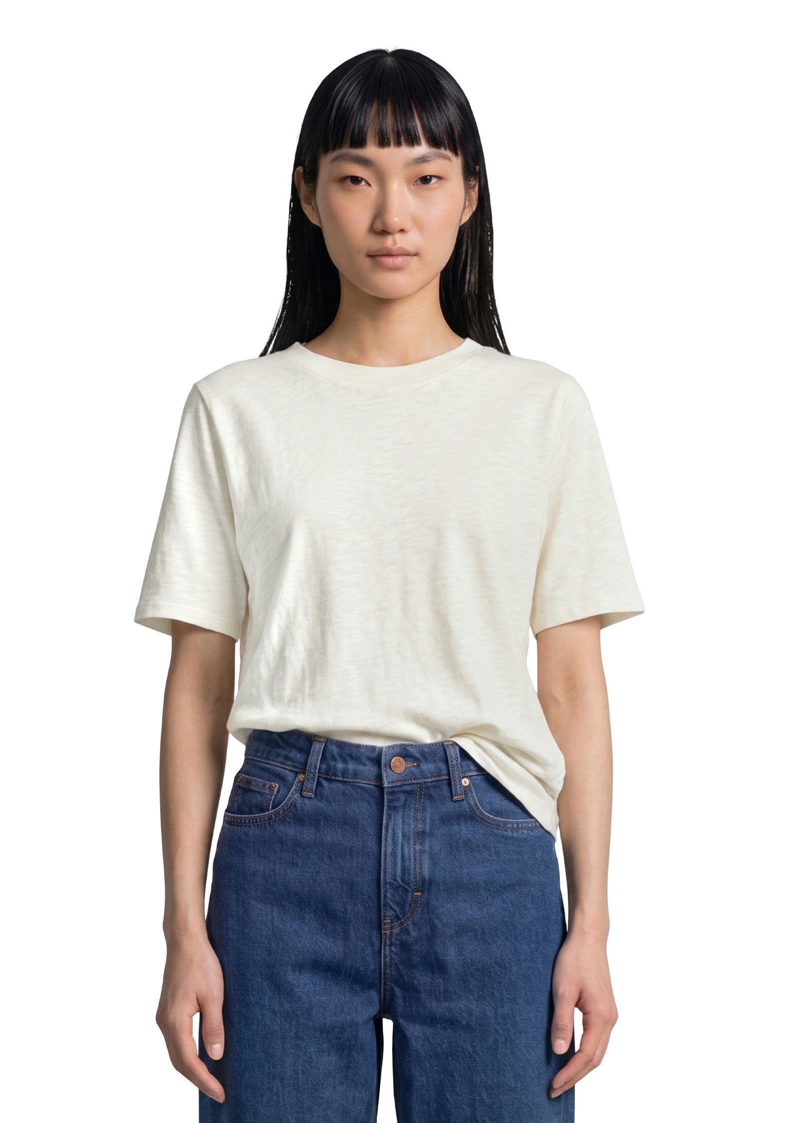 Marc O'Polo DENIM T-Shirt aus softer Bio-Baumwolle