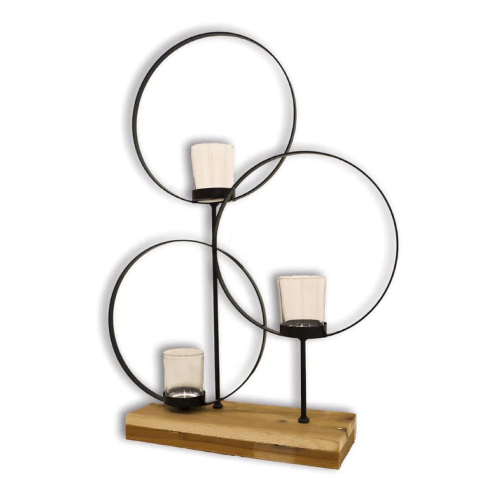 Schweng Windlicht Windlicht Kreise günstig online kaufen