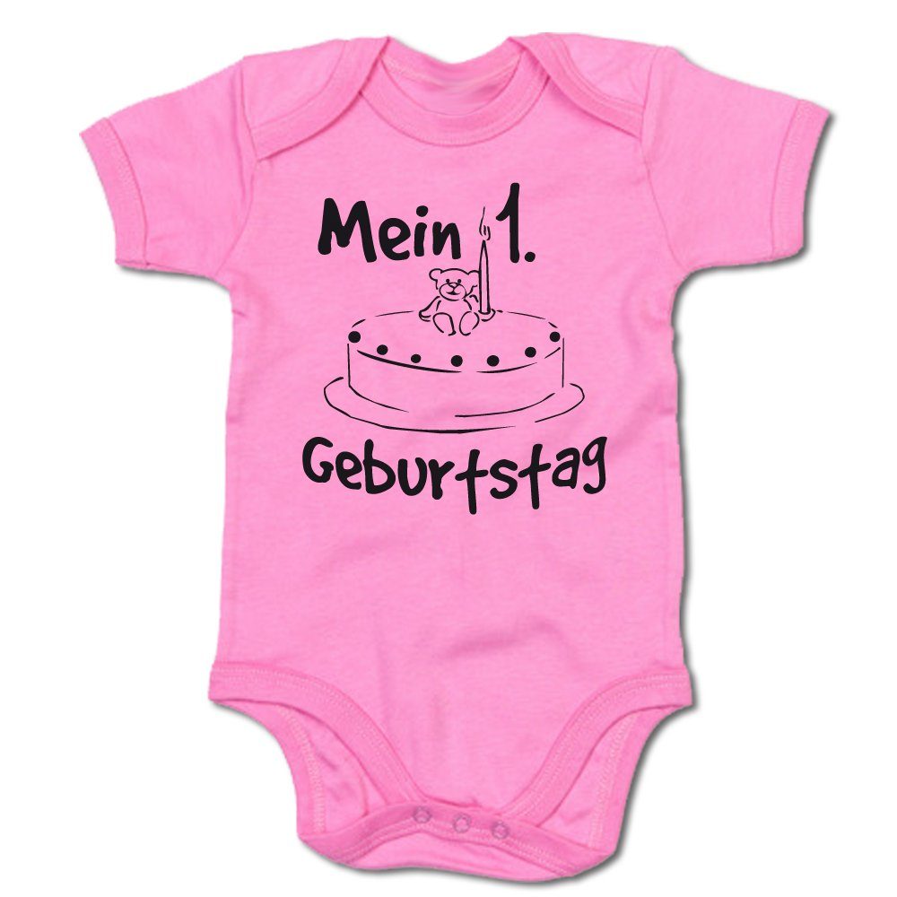 ᐅ Ggraphics Kurzarmbody Baby Body Mein 1. Geburtstag mit Spruch