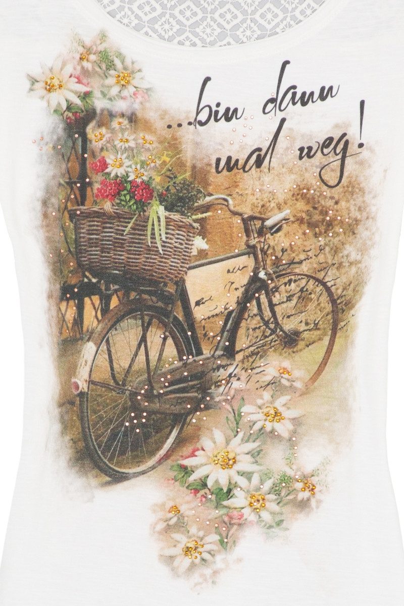 Hangowear Trachtenshirt Trachtenshirt Damen - FREDERIKE - offweiß günstig online kaufen