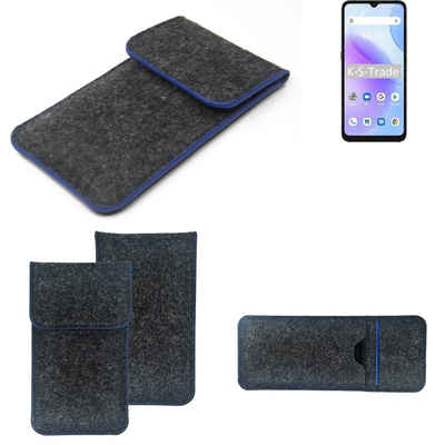 K-S-Trade Handyhülle für UMIDIGI A11s, Handy-Hülle Schutz-Hülle Filztasche Pouch Tasche Case Sleeve