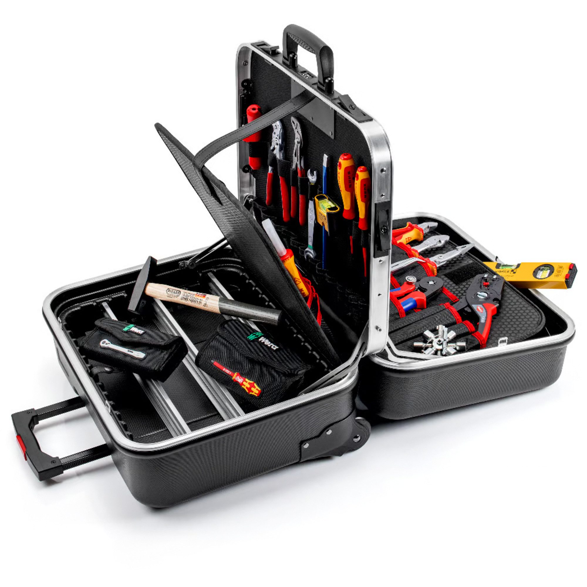 Knipex Werkzeugset KNIPEX Werkzeugkoffer "BIG Twin Move" Elektro, (63-tlg)