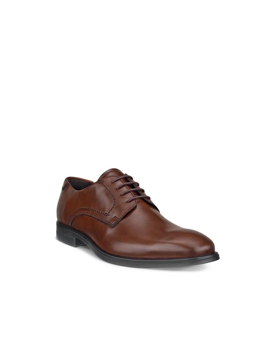 Ecco MELBOURNE Schnürschuh mit seitlichen Nähten, Freizeitschuh, Halbschuh, Schnürschuh