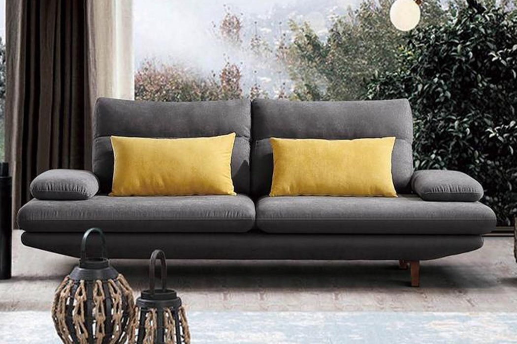 JVmoebel Sofa, Dreisitzer Designer Sofa Couch 3 Sitz Polster Leder Couchen Big Sofa