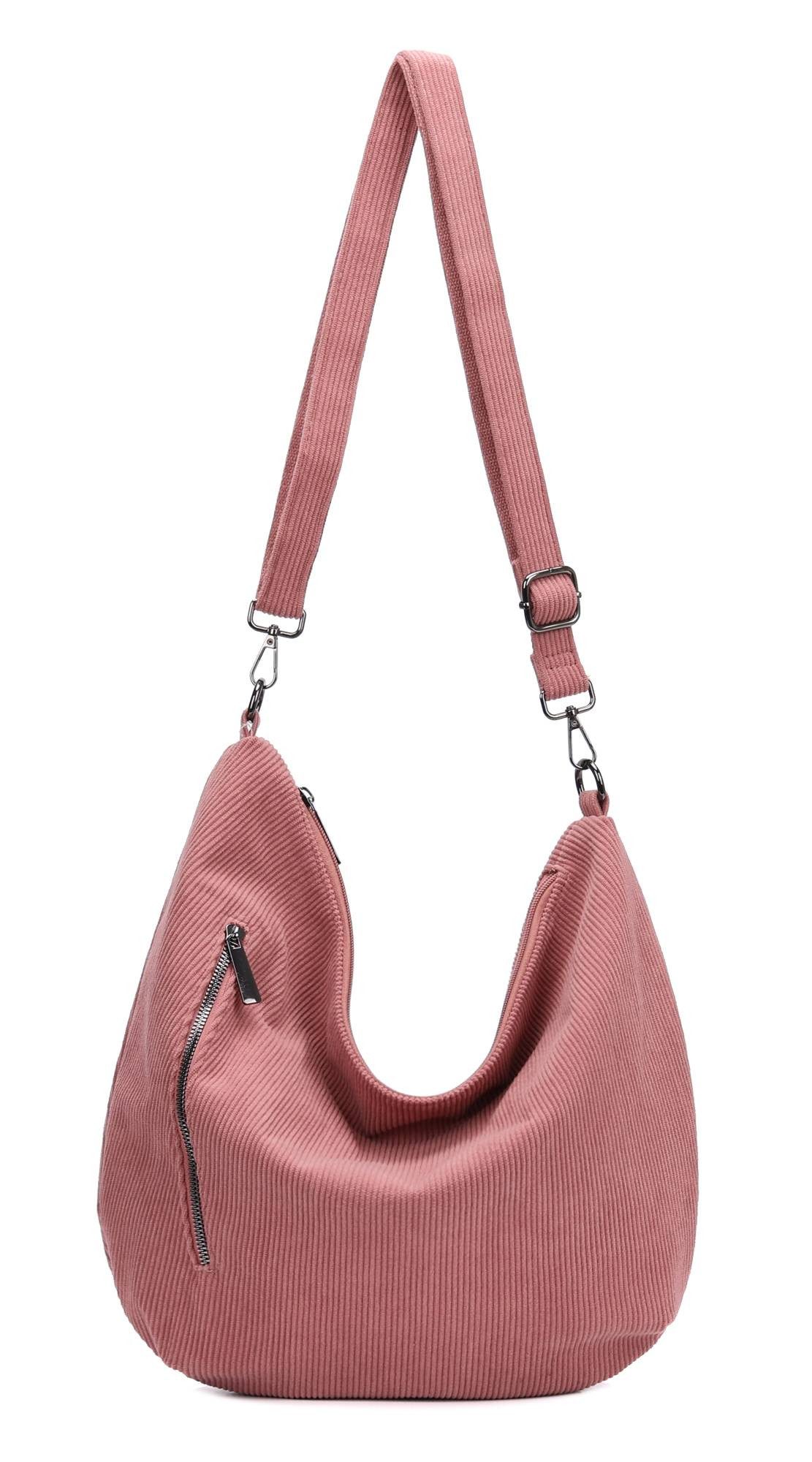ITALYSHOP24 Schultertasche Damen Halbmond Tasche aus günstig online kaufen