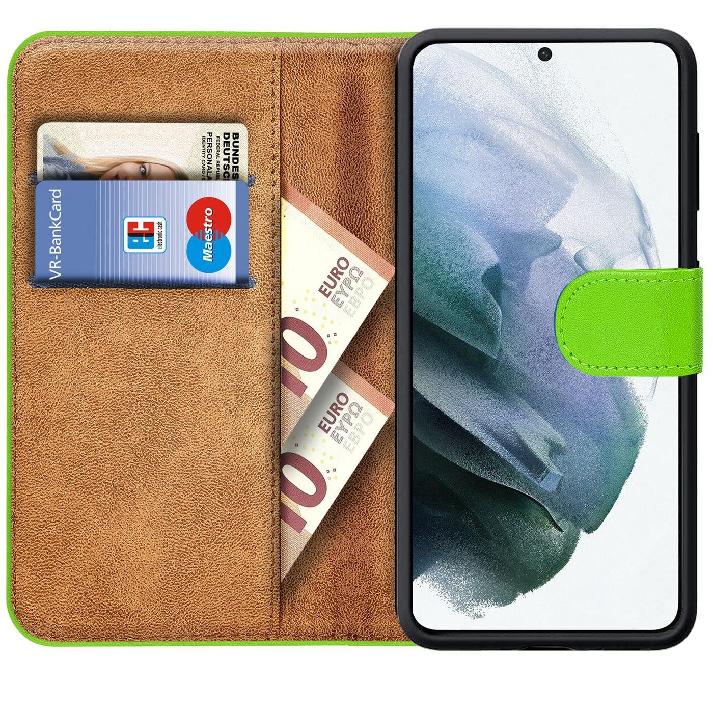 CoolGadget Handyhülle Wallet Klapp Tasche Book Case für Samsung Galaxy S22 Plus 6,55 Zoll, Hülle Klapphülle Flip Cover Etui Schutzhülle