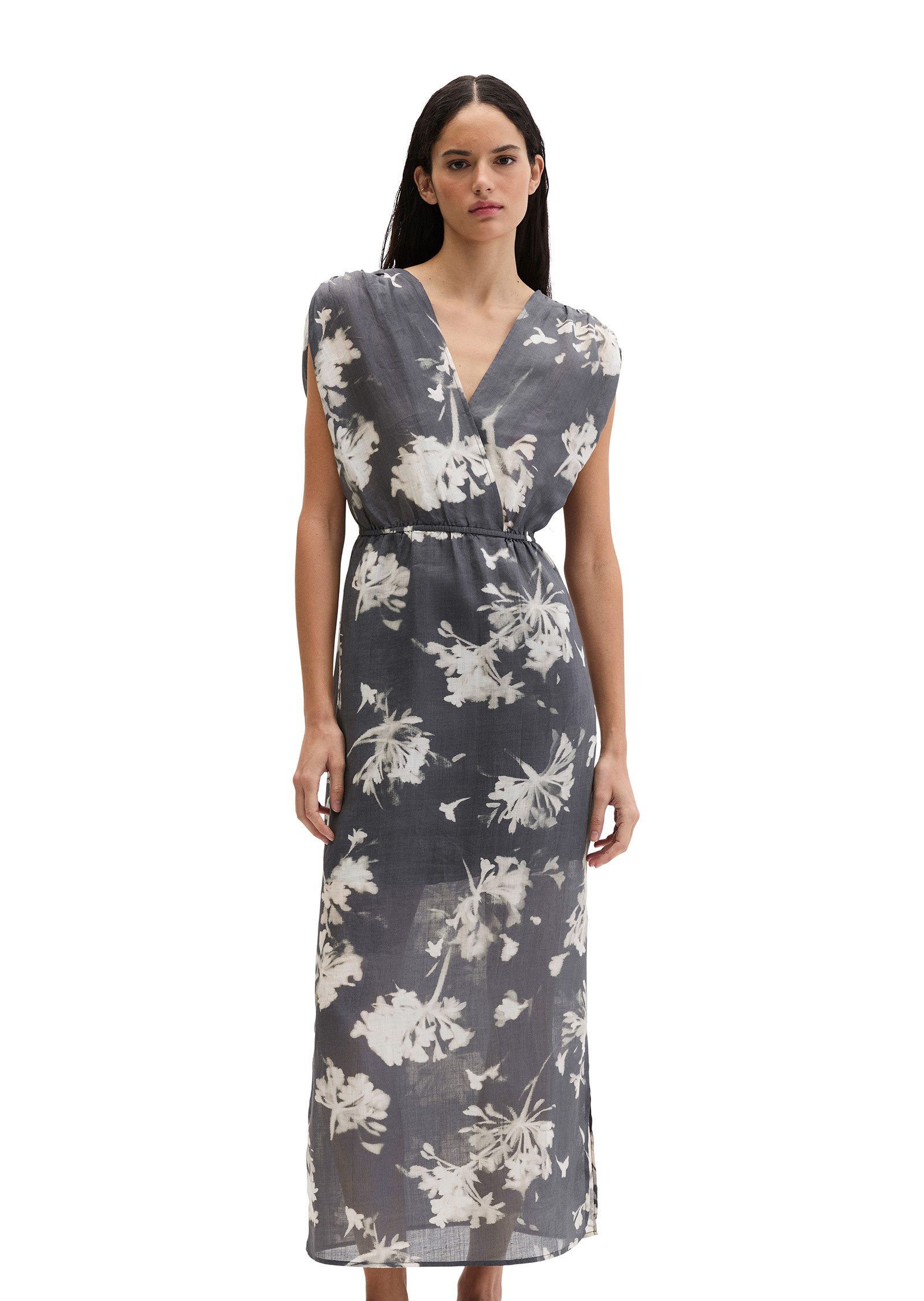 Marc O'Polo Druckkleid aus weicher Ramiefaser