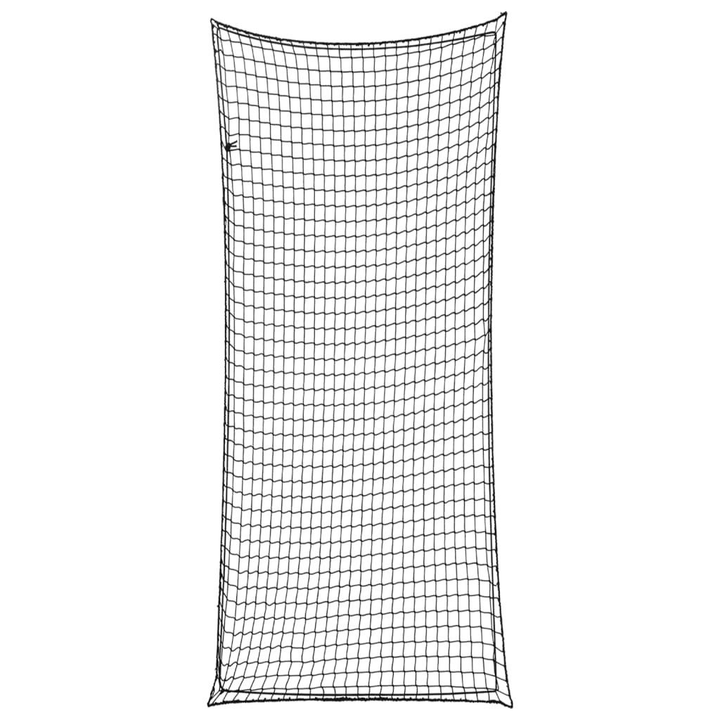 vidaXL Anhängernetz Anhängernetz mit Gummiseil Schwarz 8x3,5 m PP, BxL: 350x800 m, (1-St)