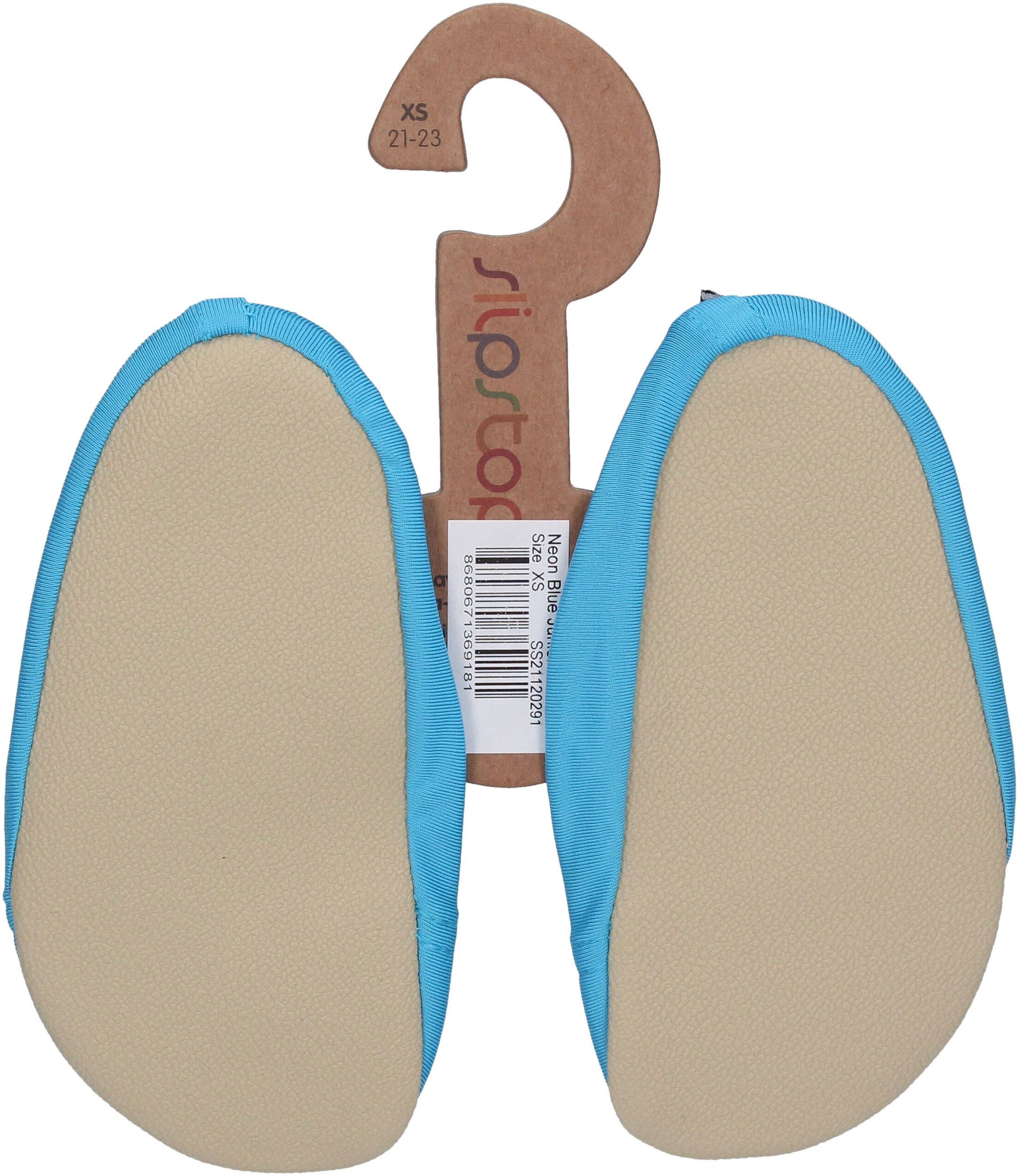Slipstop Neon Blue Junior Badeschuh Neon Blue