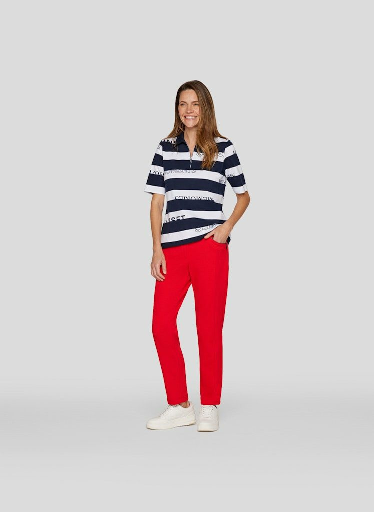 Rabe Rundhalsshirt Rundhals T-Shirt für Damen (1-tlg., keine Angabe)