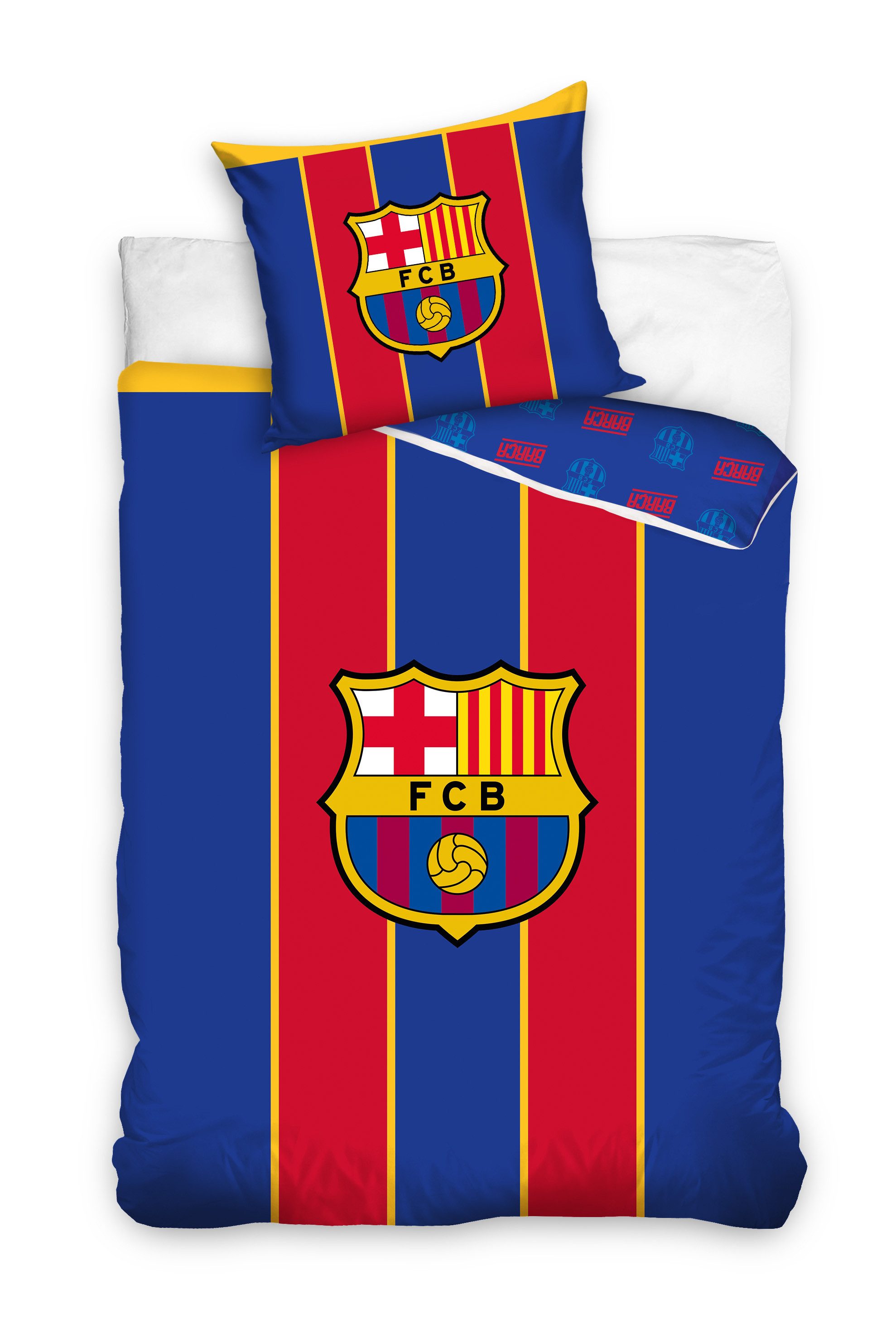 FC Barcelona Bettwäsche FC Barcelona Fußball Bettwäsche 140 x 200 cm