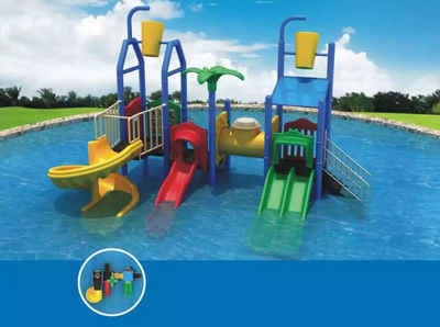 JVmoebel Spielturm mit Rutsche Kletterturm Wasserrutschen Spielplatz Spielplätze, Made in Europa