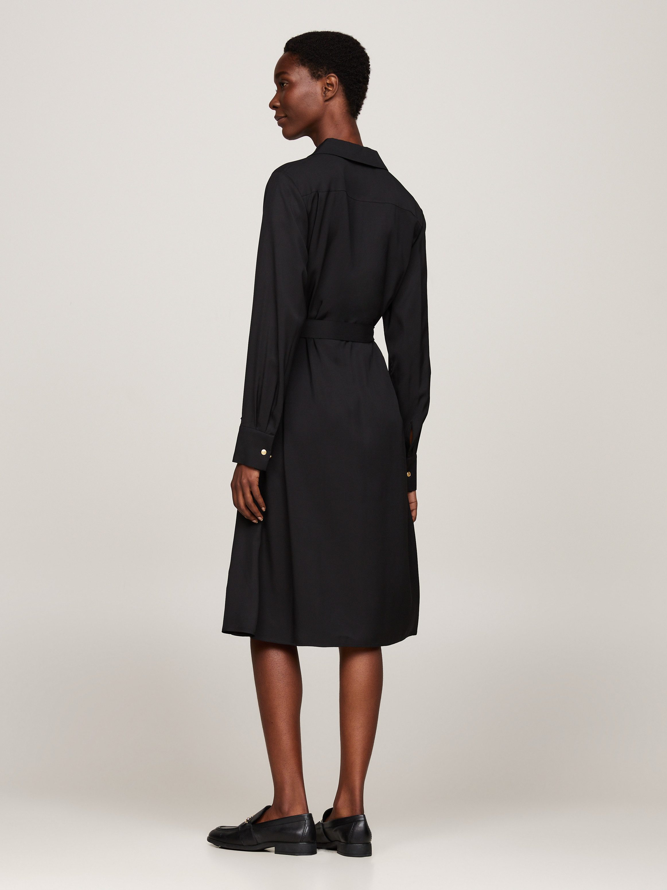 Tommy Hilfiger Hemdblusenkleid FLUID VISCOSE SHIRT günstig online kaufen