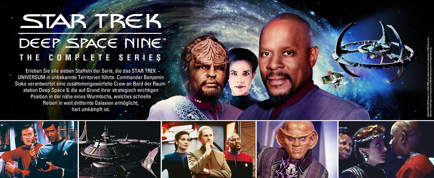 Universal Pictures DVD Star Trek: Deep Space Nine - Die komplette Serie [48 DVDs], (48 Discs, 48-St., 176 Episoden), Enthält Staffel 1-7 + Extras