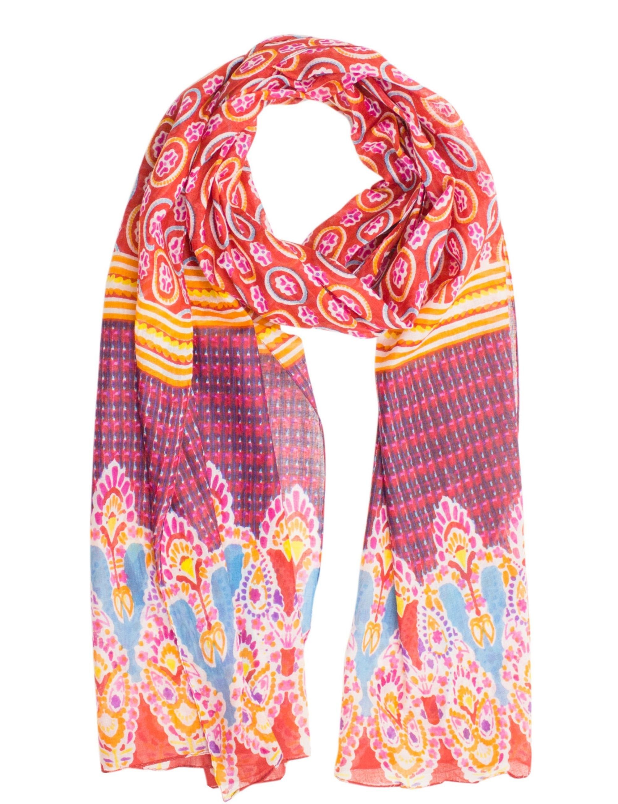 Sunsa Halstuch Damen Schal Tuch. Baumwolle Halstuch. Sommer Scarf ., Abstra günstig online kaufen