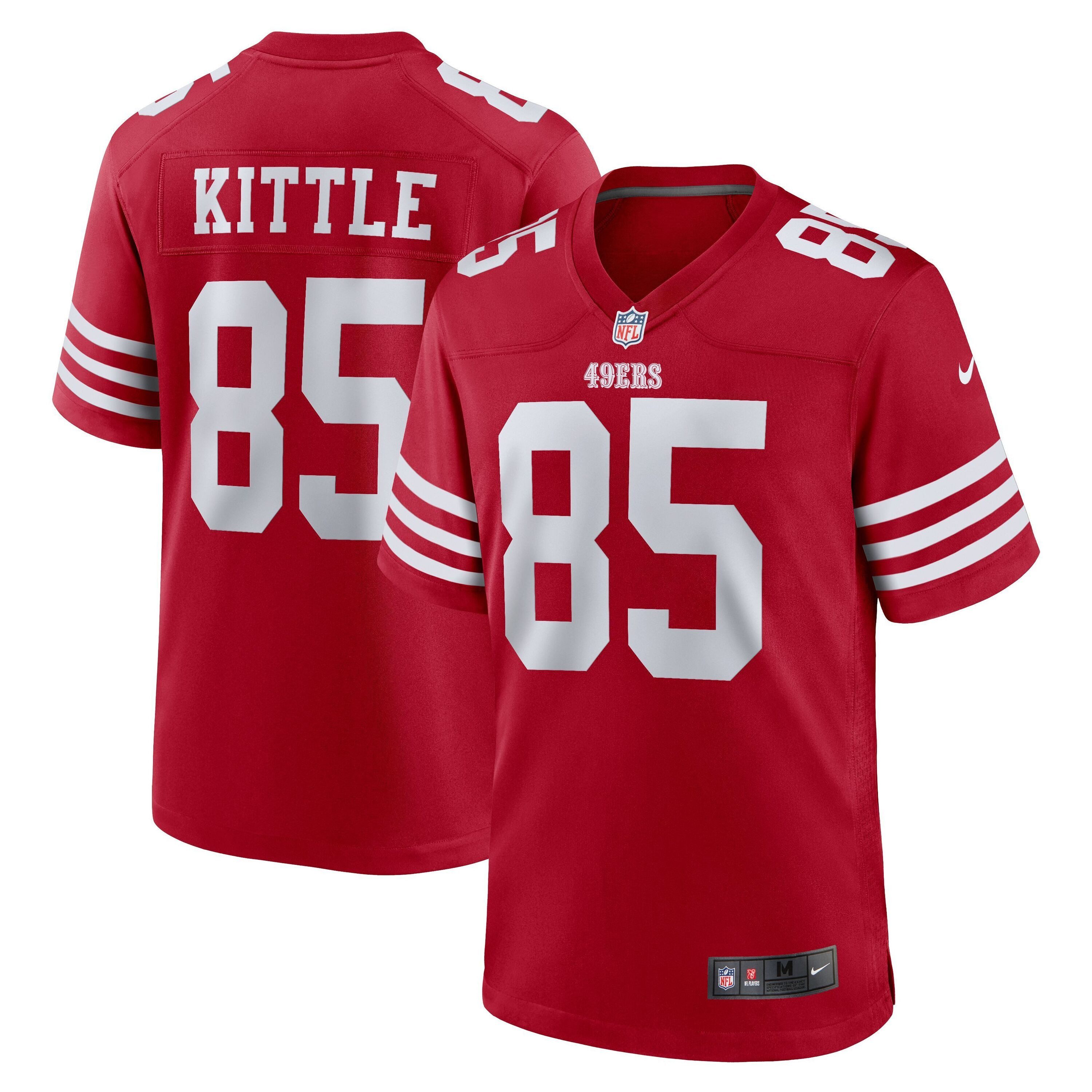 Nike Footballtrikot Nike Trikot San Francisco 49ers NFL Home Game Jersey Kittle 85