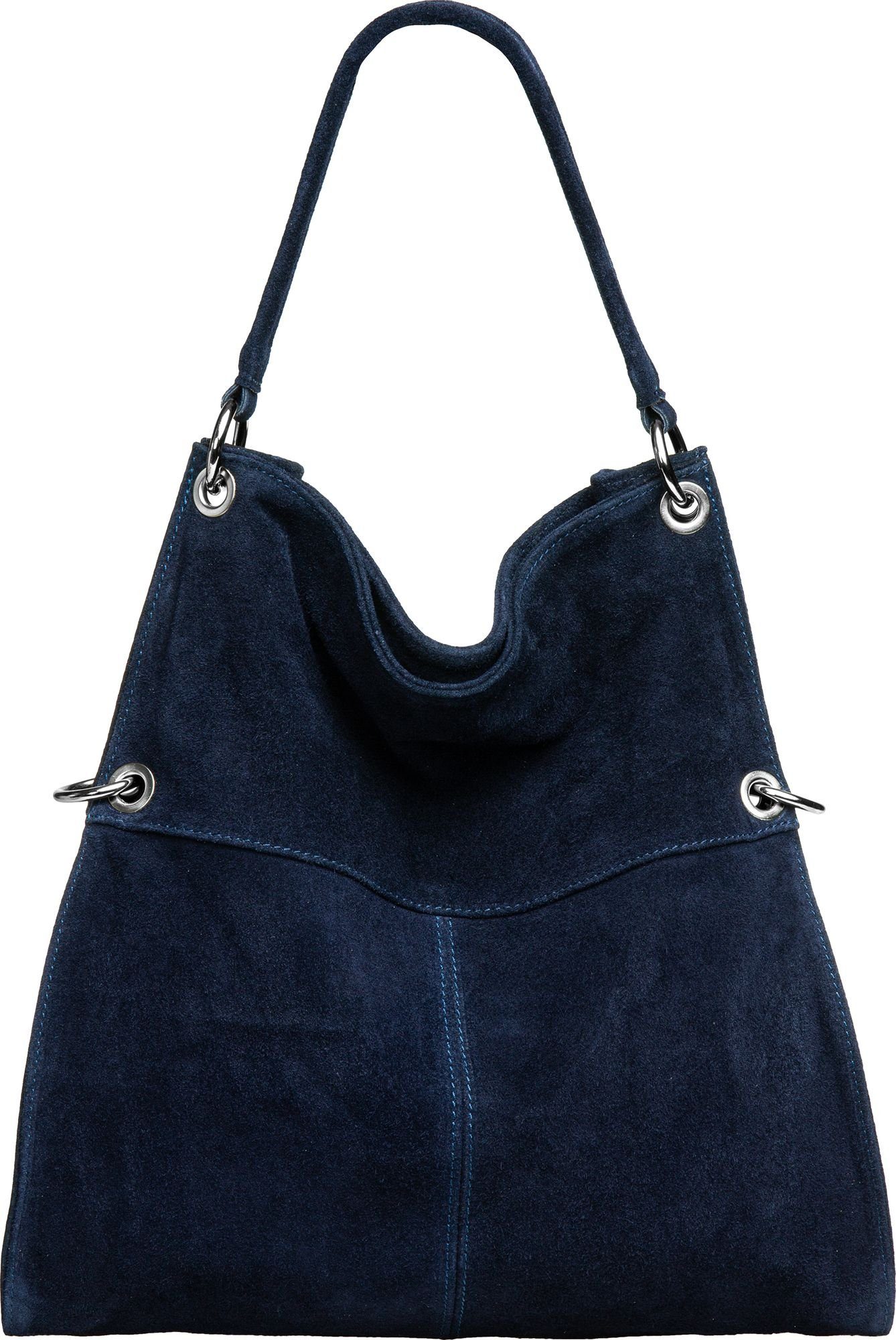 Caspar Schultertasche Große Vintage Damen Leder Handtasche - PREMIUM LINE - günstig online kaufen