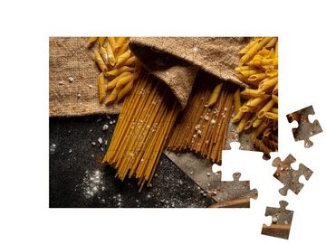 puzzleYOU Puzzle Eine Auswahl an Nudeln, 48 Puzzleteile, puzzleYOU-Kollektionen Pasta
