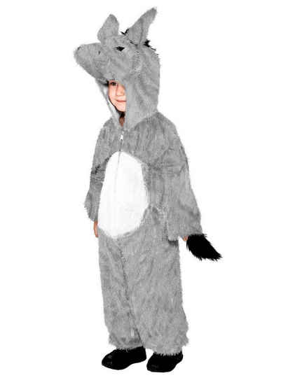 Smiffys Kostüm »Tierkostüm Esel«, Tierisch niedlicher Kostümoverall für Kinder