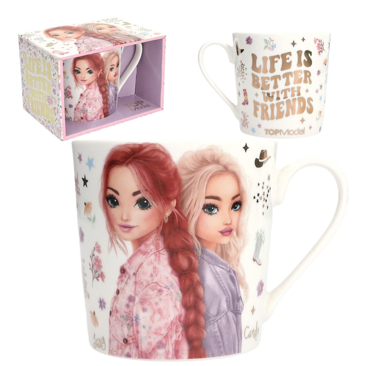 Depesche Tasse DEPESCHE TOPModel Tasse Cowgirl Life is Better With Friends