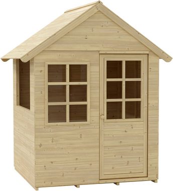 50NRTH Spielhaus »Holz Spielhaus, Holla«, Natur, 92x99x140 cm