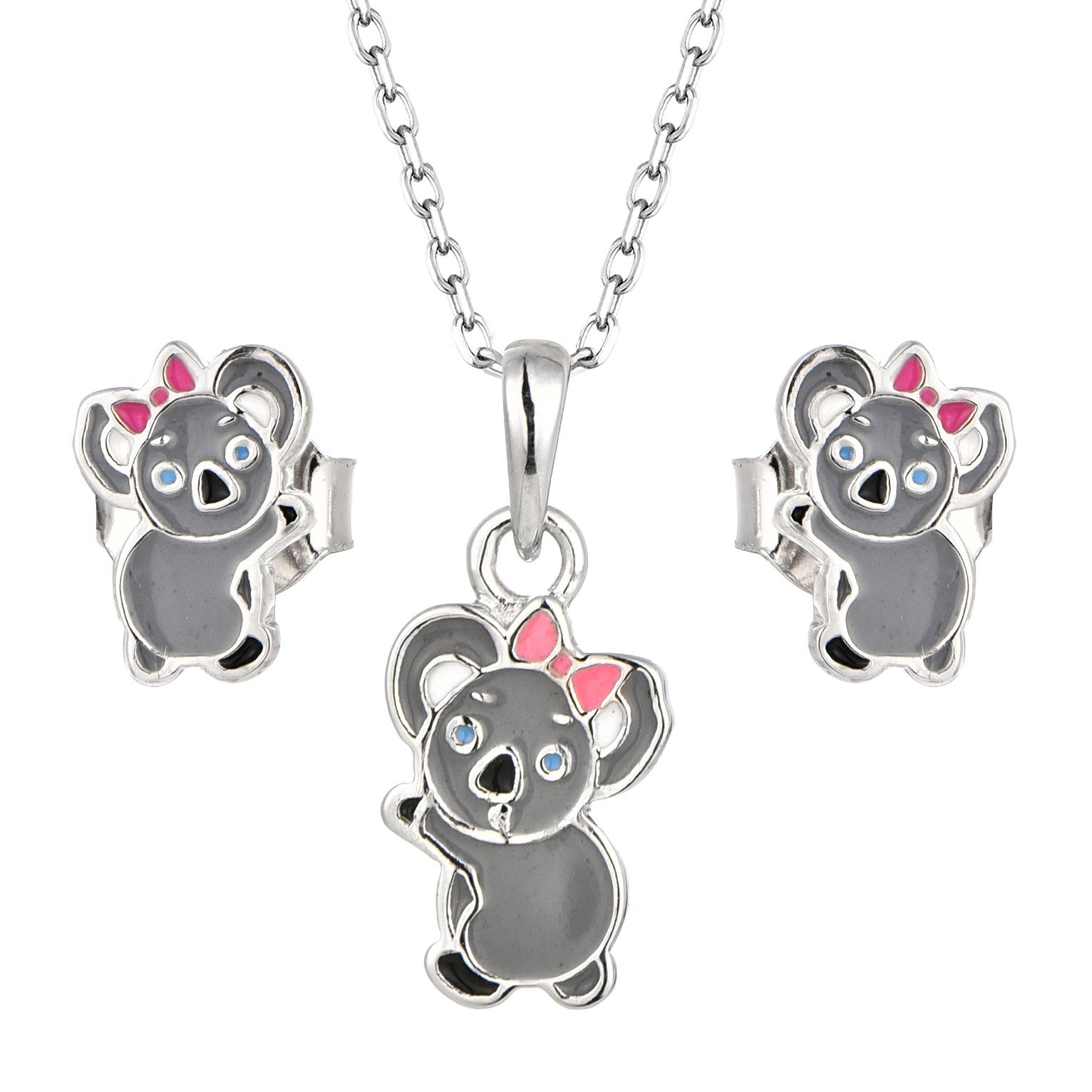 PAVELS Schmuckset Koala, Tierisches Koala-Schmuckset für Kidner