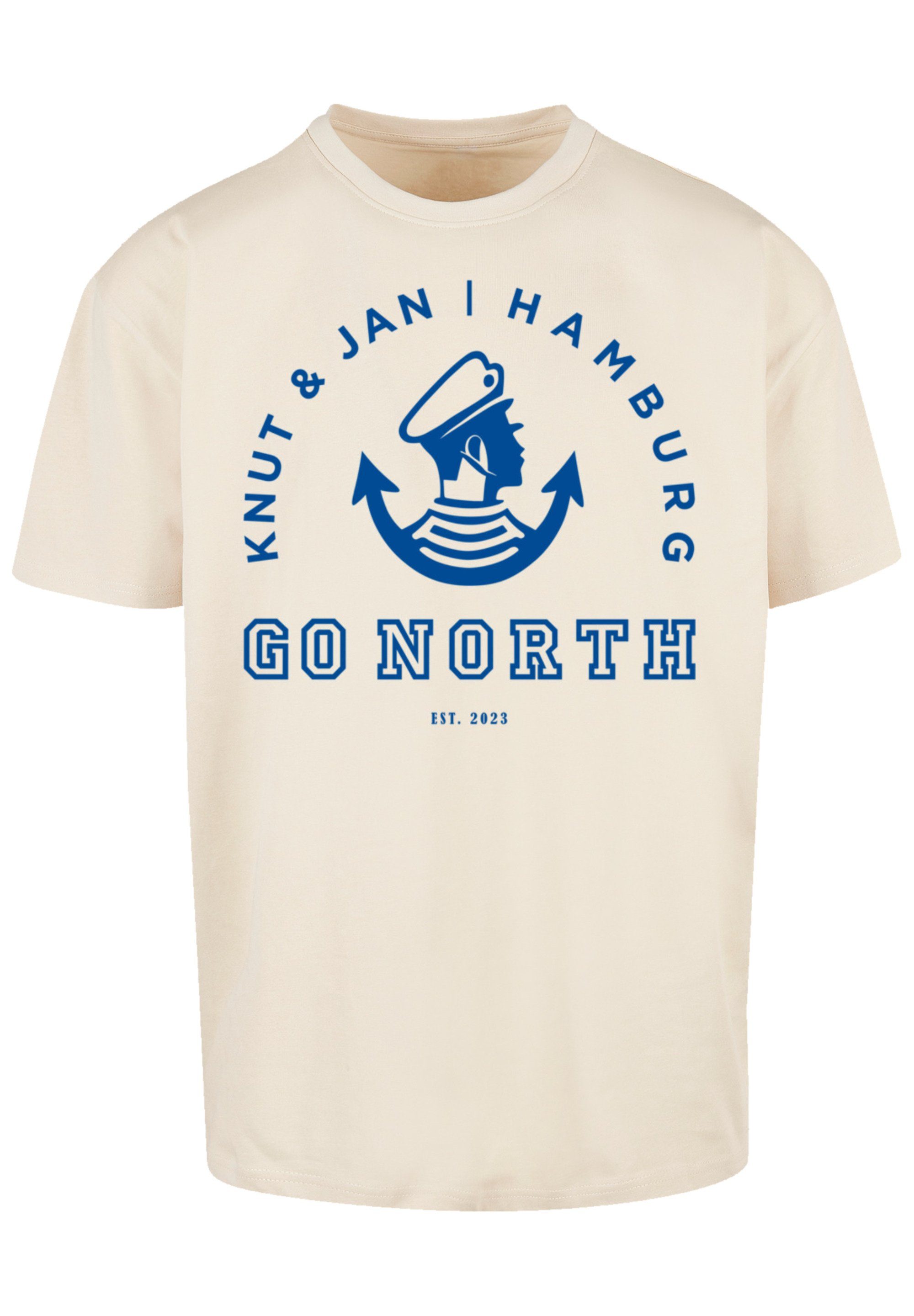 F4NT4STIC T-Shirt Go North Knut Jan günstig online kaufen