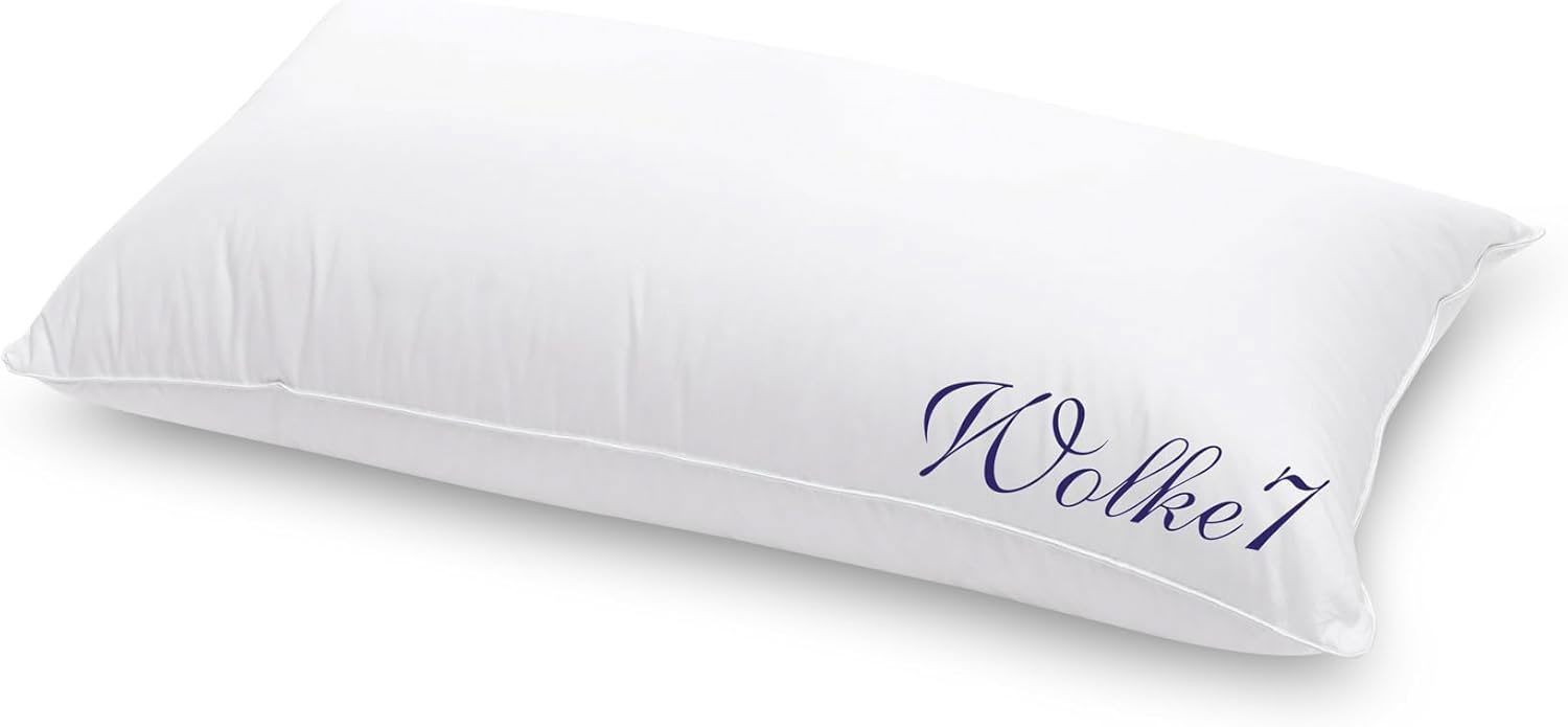HANSKRUCHEN 3-Kammer-Kopfkissen HANSKRUCHEN Daunenkissen Kopfkissen Wolke 7 Fest 40 x 80 cm, Bezug: 100 % Baumwolle, Fest 40 x 80 cm, hergestellt in Deutschland, allergikerfreundlich