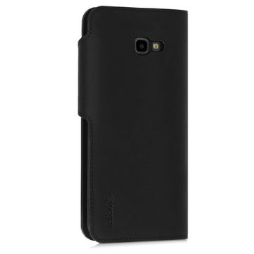 kalibri Handyhülle Hülle für Samsung Galaxy J4+ / J4 Plus DUOS, Leder Handyhülle Handy Case Cover - Schutzhülle Lederhülle