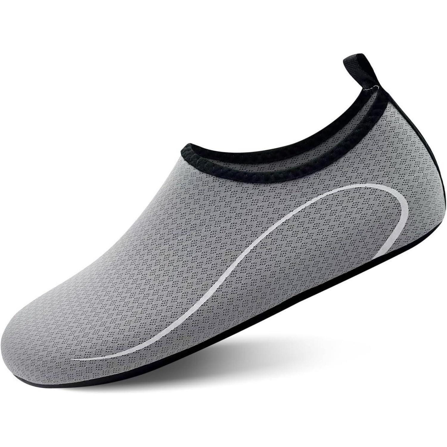 LuxusKollektion Tauchset Wasserschuhe Herren Damen Aquaschuhe Badeschuhe 40 41 EU 42 Grauarc