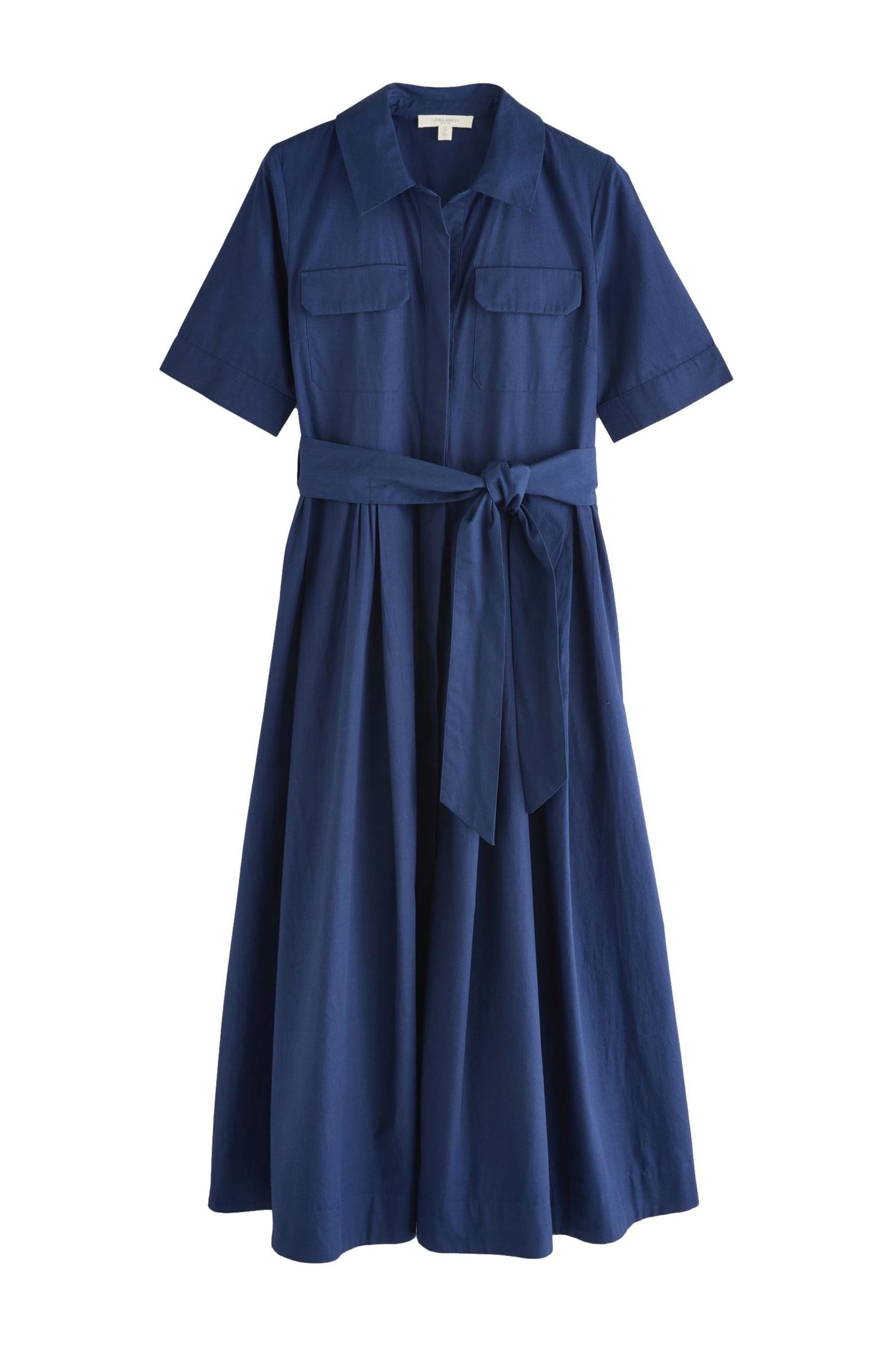 LAURA ASHLEY Druckkleid Laura Ashley Hemdkleid mit geometrischem Print (1-tlg)