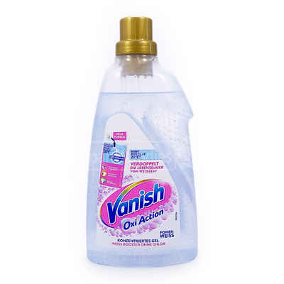 VANISH Vanish Oxi Action Fleckenentferner Wäschebooster Powerweiss Gel 1500ml Spezialwaschmittel