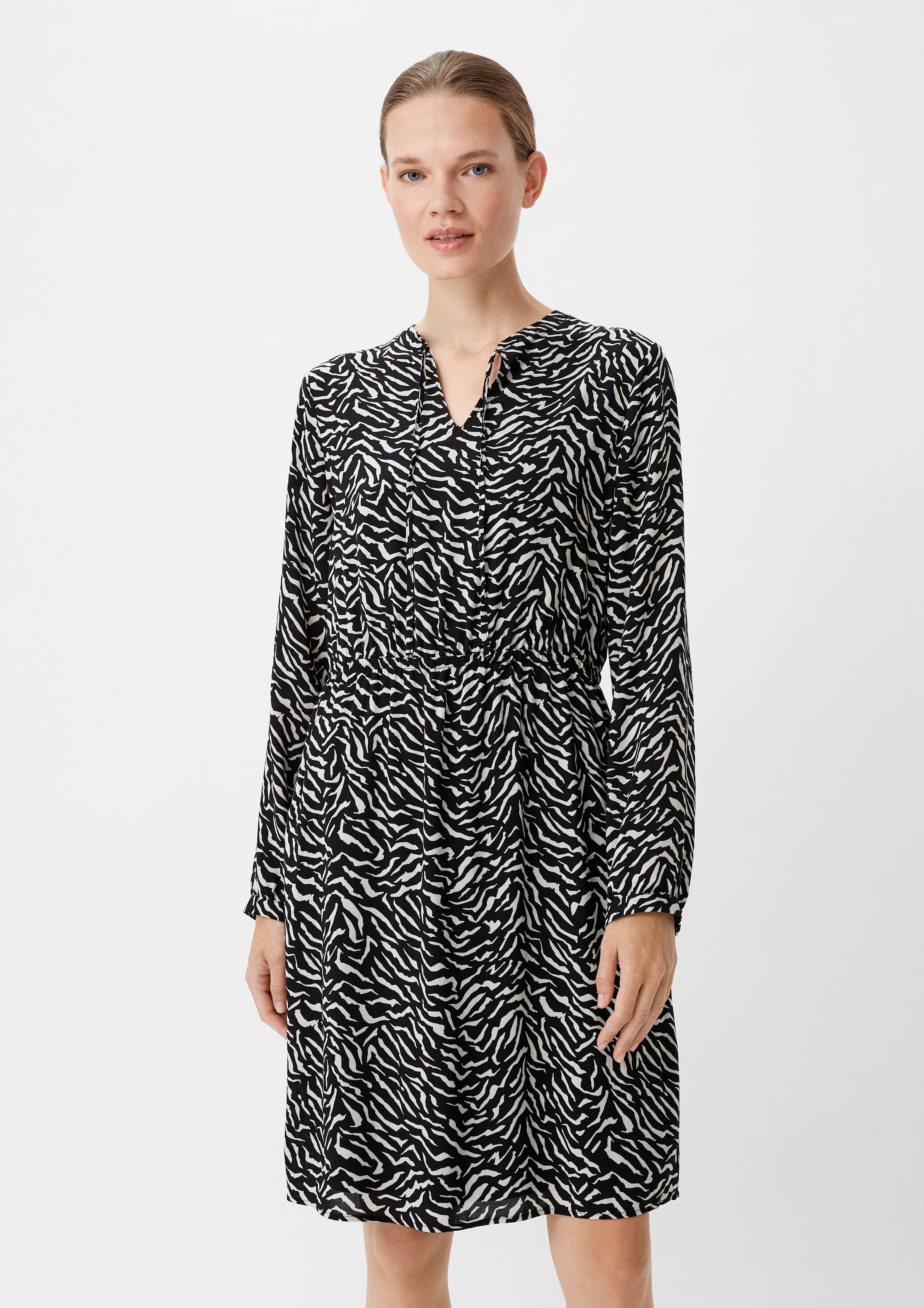 Minikleid Kleid aus Viskose