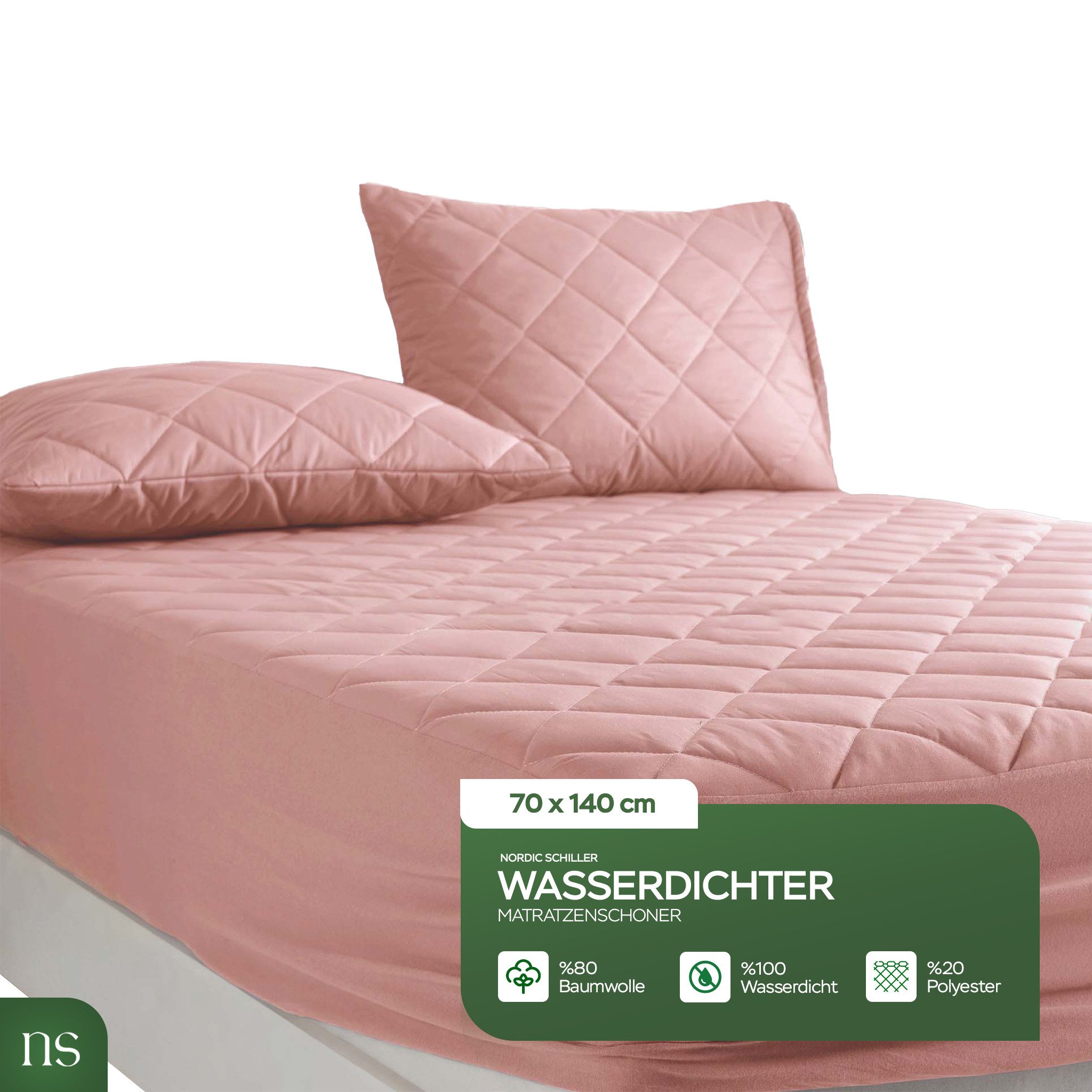 Matratzenschoner Gesteppter Matratzenschoner Flüssigkeitsbeständig Fitted N günstig online kaufen