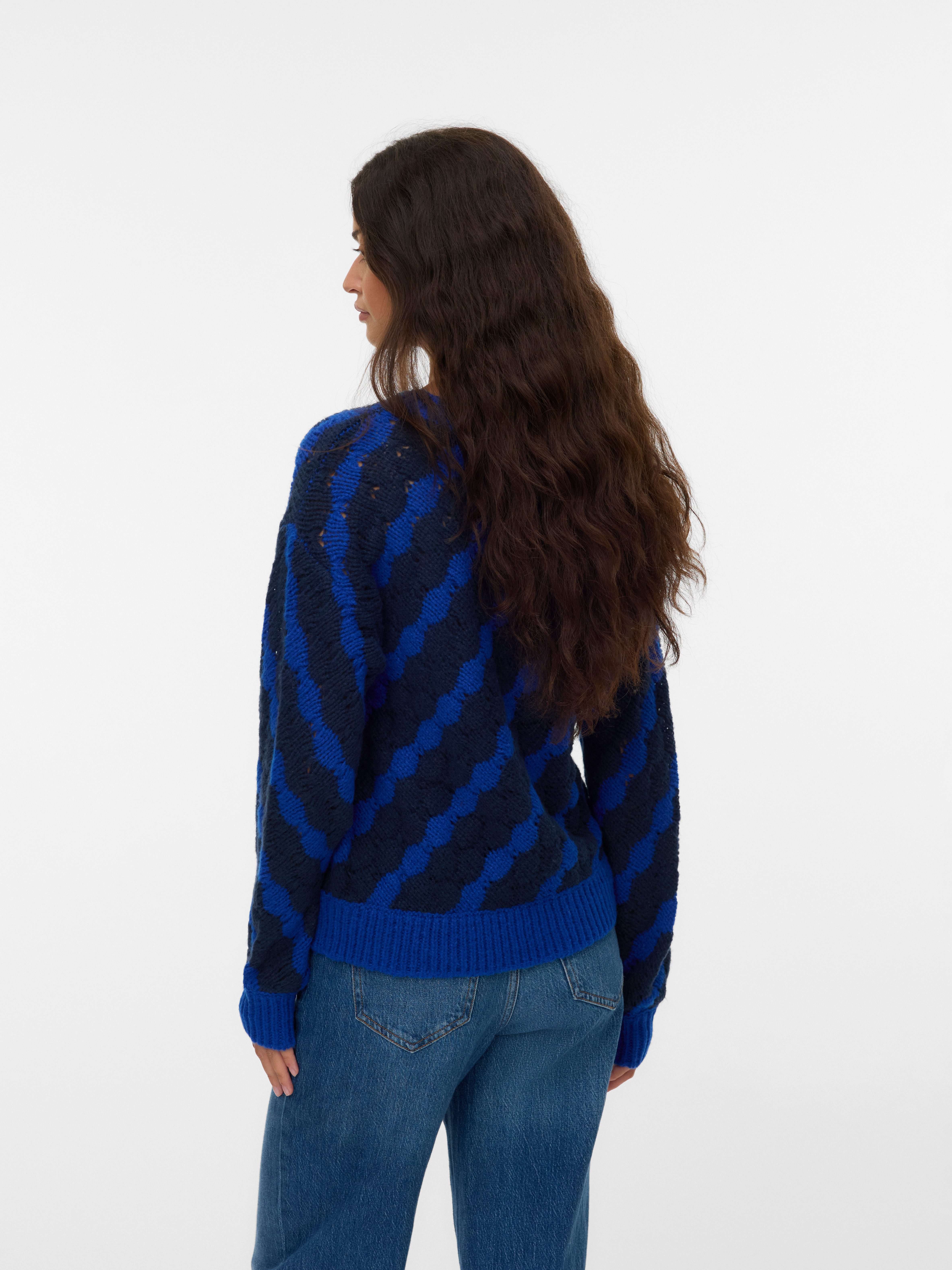 Vero Moda Strickpullover VMBUBLY LS O-NECK günstig online kaufen