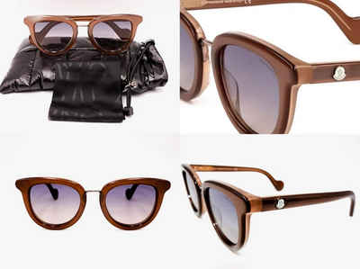 MONCLER Sonnenbrille Moncler Eyewear Sunglasses Acetate Round ML0044 Sonnenbrille Glasses B