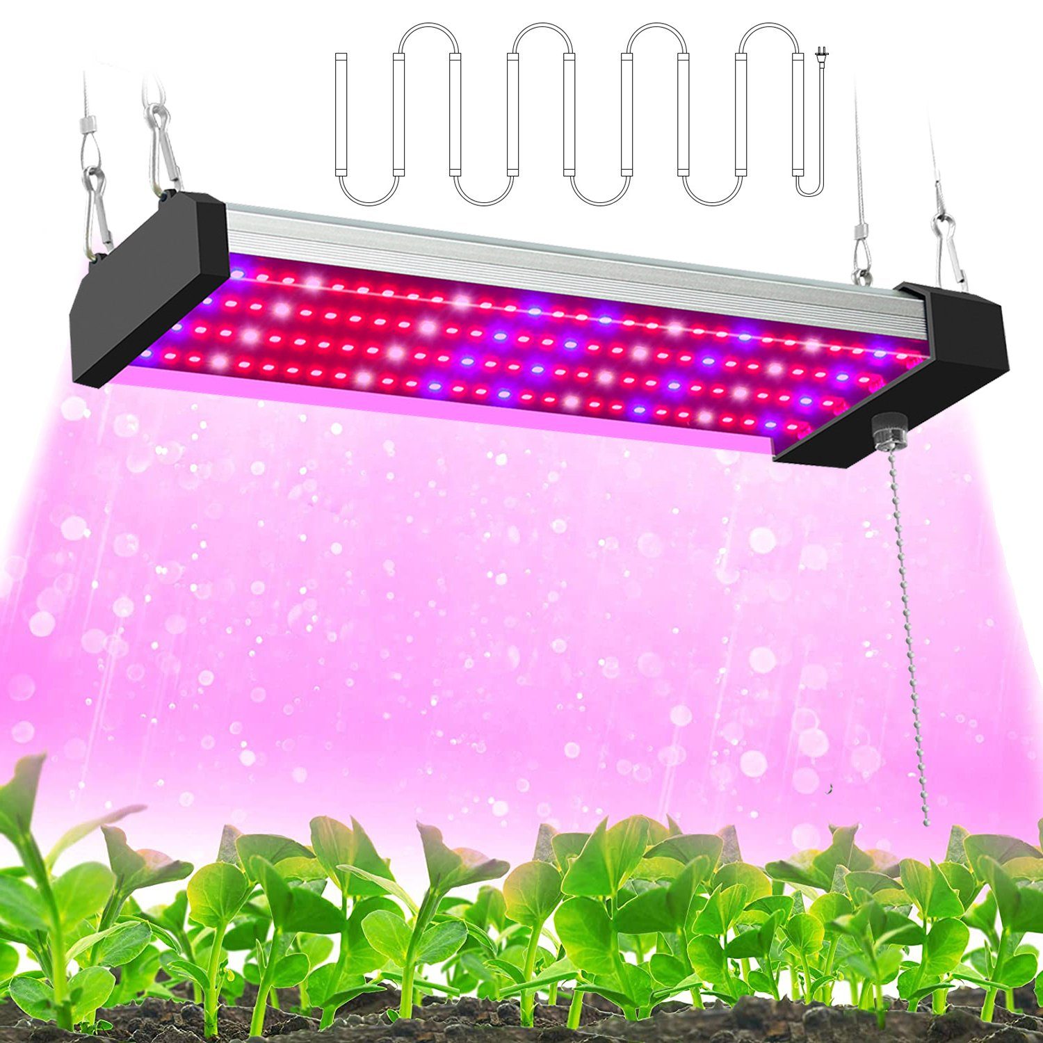 Sunicol Pflanzenlampe LED Vollspektrum Pflanzenlampe, Anschließbar, günstig online kaufen