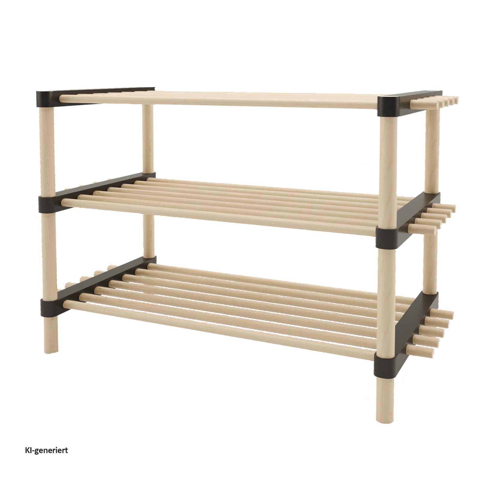 HTI-Living Schuhregal Mehrzweckregal 76x50 cm, variabel Kiefernholz, Stück 1-tlg., Holzregal Schuhregal