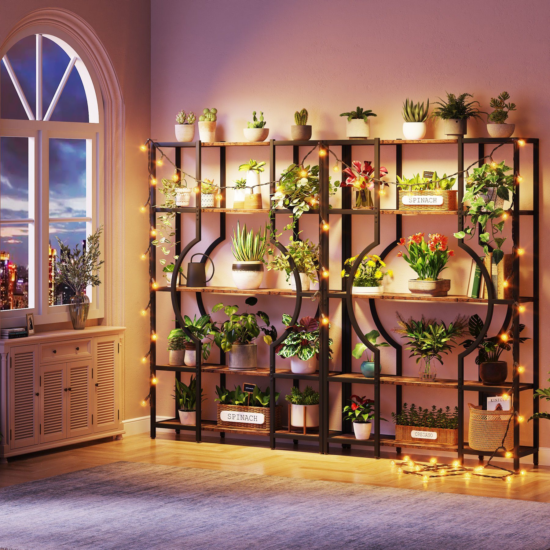 Tribesigns Bücherregal 176cm Hoch Standregal, Freistehende 12 offene Regale günstig online kaufen