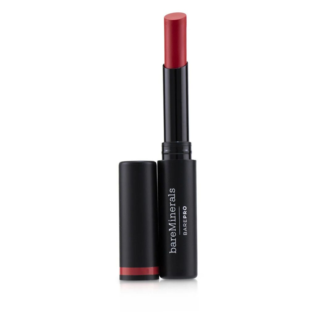 BAREMINERALS Lippenstift, BarePro, Longwear, cremefarbener Lippenstift, Kirsche, 2 g