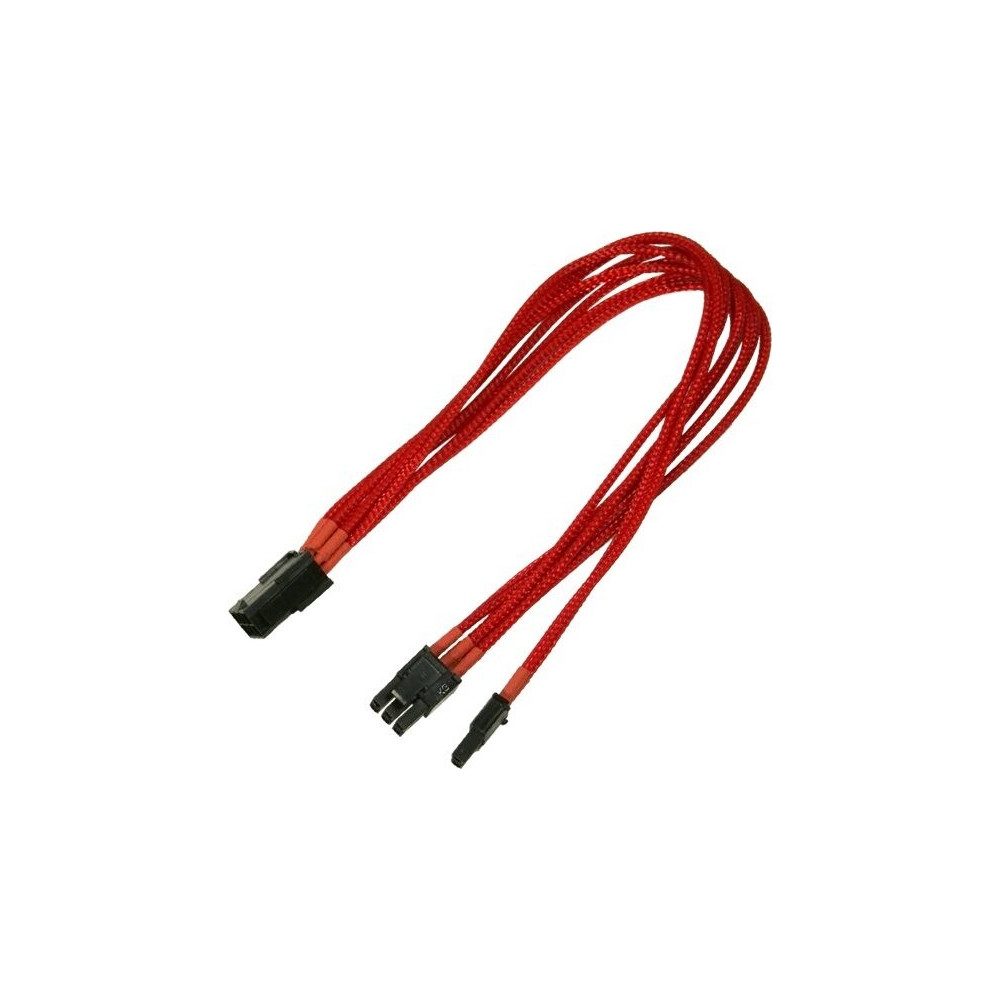 Nanoxia 6-Pin > 6+2-Pin PCI-E Kabel für Grafikkarten. Grafikkarten-Kabel