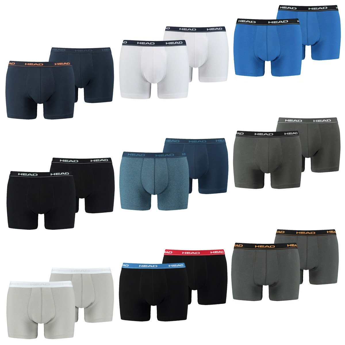 Head Boxershorts 8 Boxer White er Head - 310 Pack 8er-Pack) (8-St