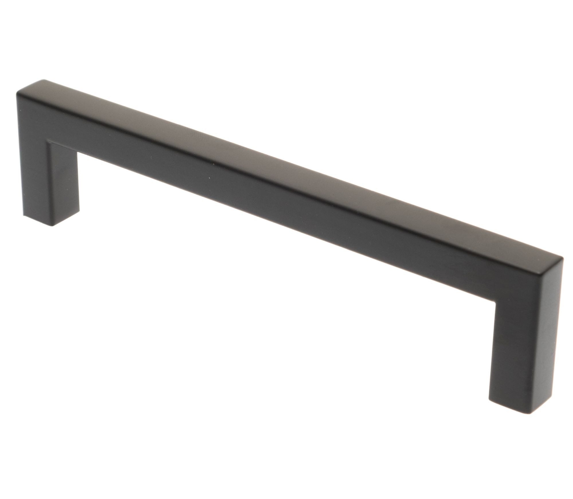 livingpoint24 Möbelgriff Möbelgriffe BA 128 - 480mm Küchengriffe Schwarz matt Türgriff eckig (1-St., 14), Modern
